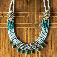 Emerald-Pearl Necklace