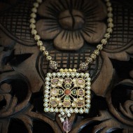 Navratna Pendant Necklace 