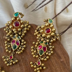 Gold Gajjri Earrings