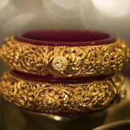 Gold Chitrela Bangles